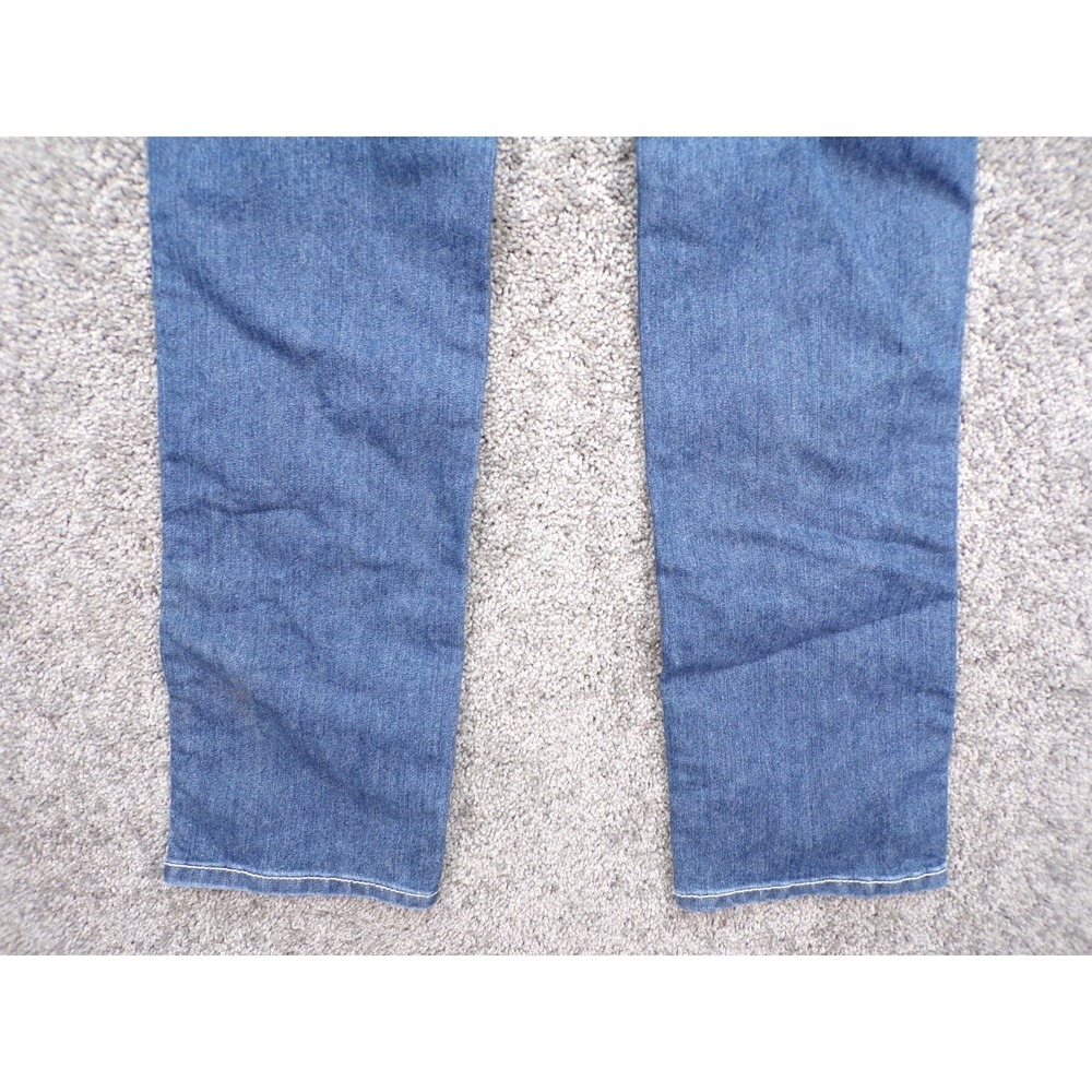 Ariat Rebar Mid Rise Straight Jean Womens Sz 27L Blue Cargo Pockets Pants - Picture 11 of 16